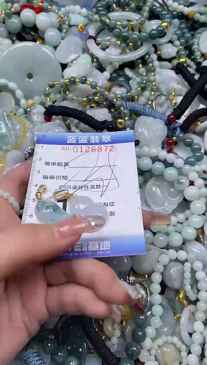 【闪购商品】翡翠颈饰未镶嵌闪购0126878多样性发其一