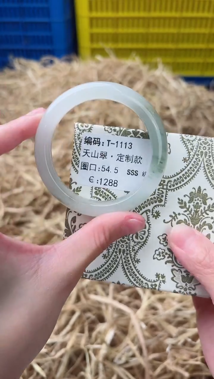 未镶嵌手镯石英质玉T-1113