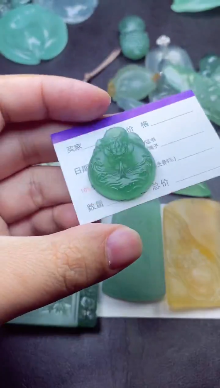 未镶嵌定制翡翠沧*沧澜