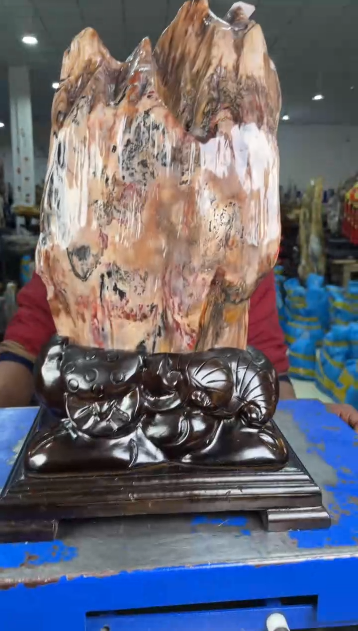 【闪购商品】硅化玉摆件未镶嵌86