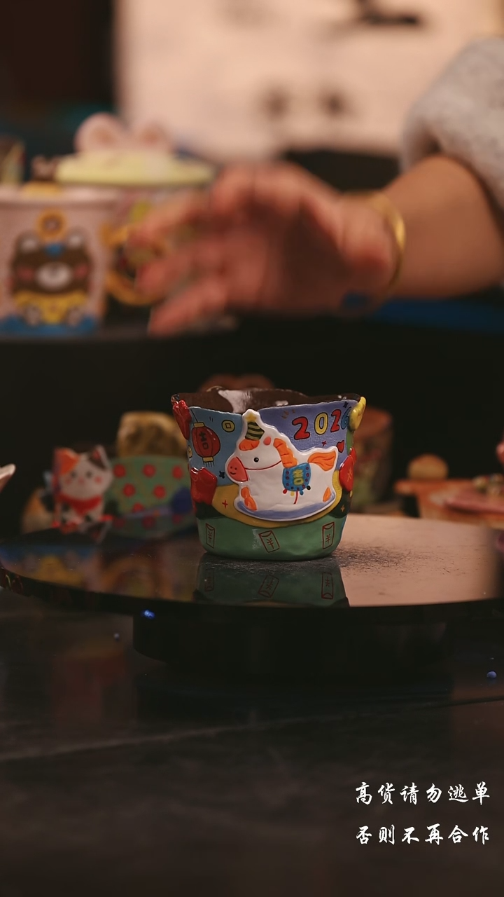 陶瓷景德镇可爱设计师款陶瓷 