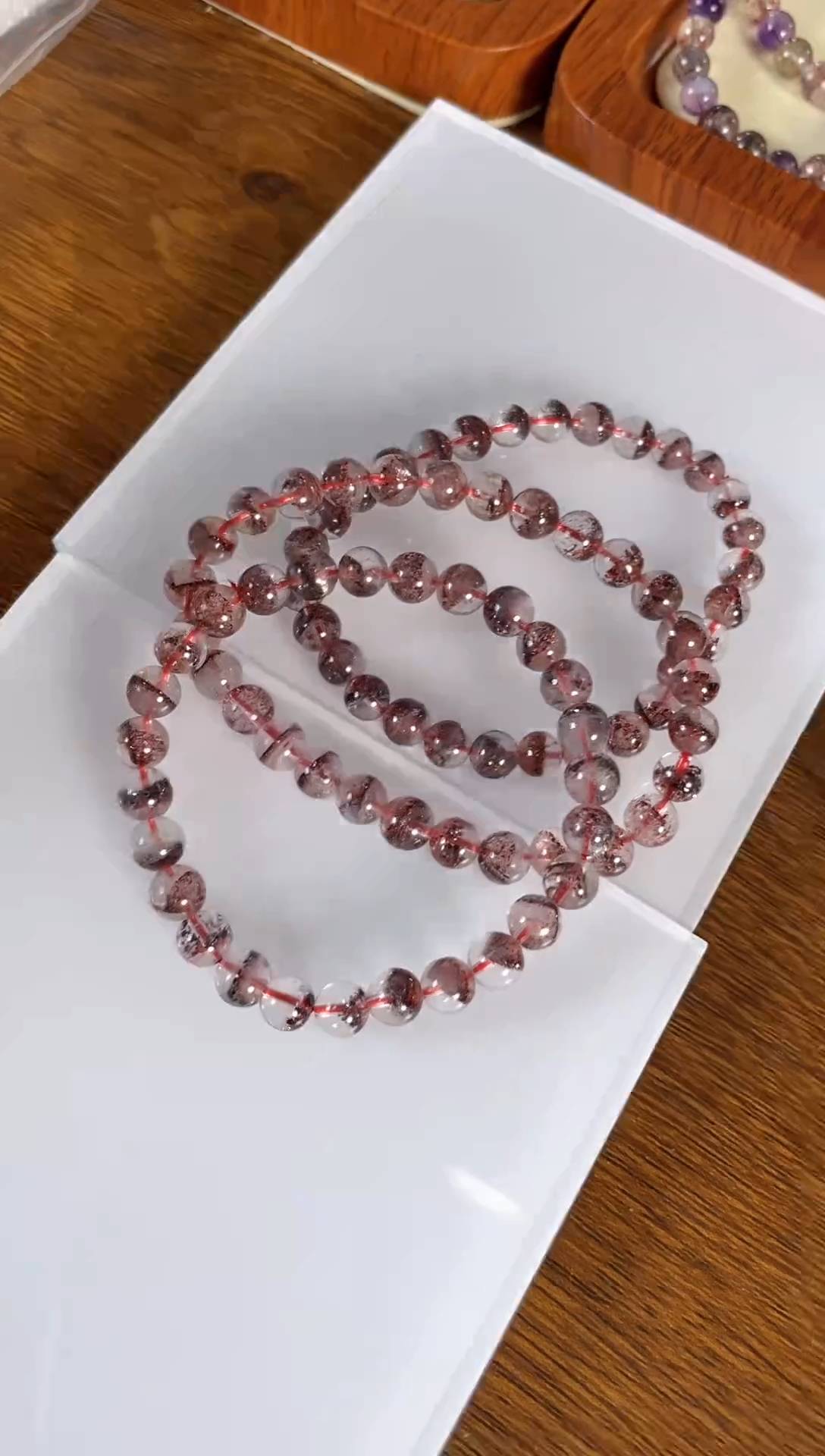 【闪购商品】水晶手链未镶嵌超七手串6+mm