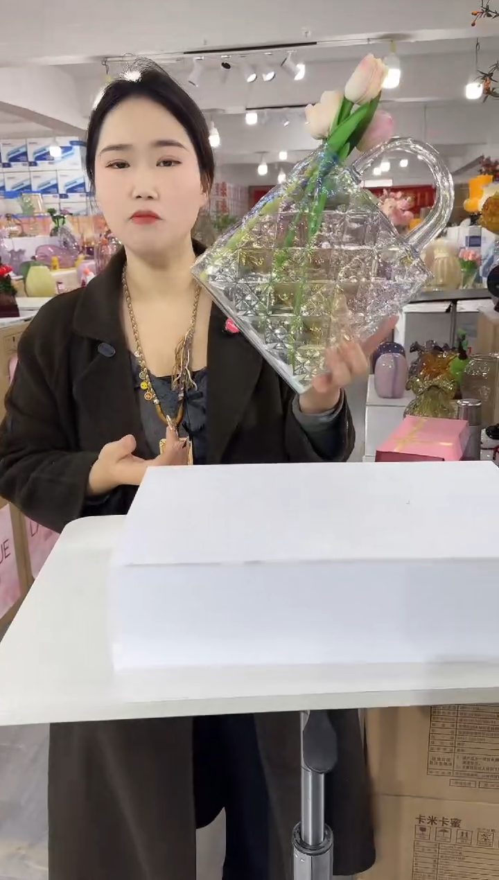 【闪购商品】琉璃静姐花器Q-花瓶品24