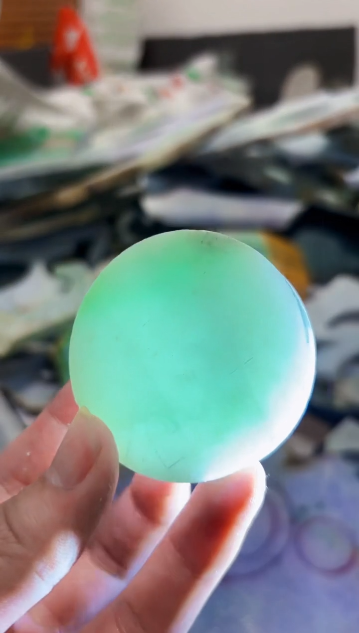 【闪购商品】翡翠颈饰未镶嵌A货白谭1821