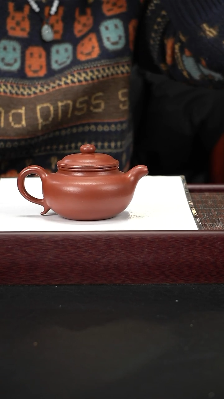 茶壶紫砂zq朱泥仿古200cc