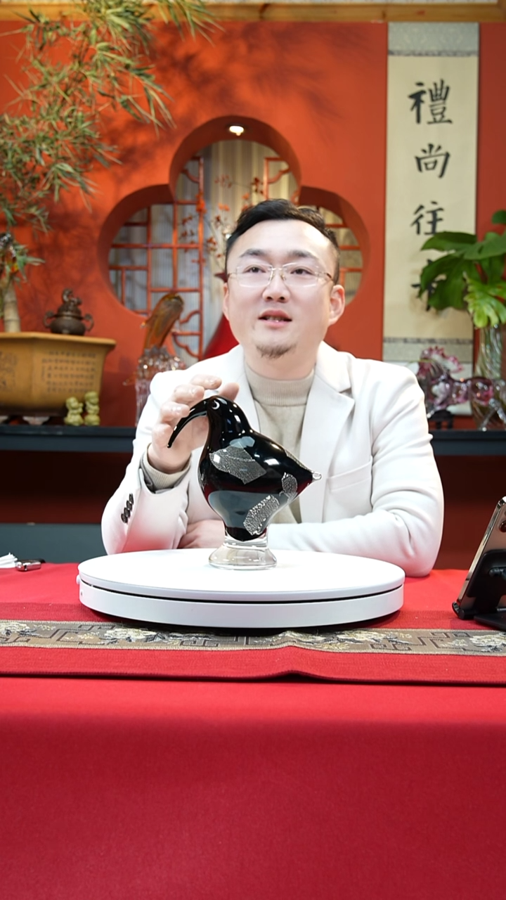 手工艺品琉璃几维鸟