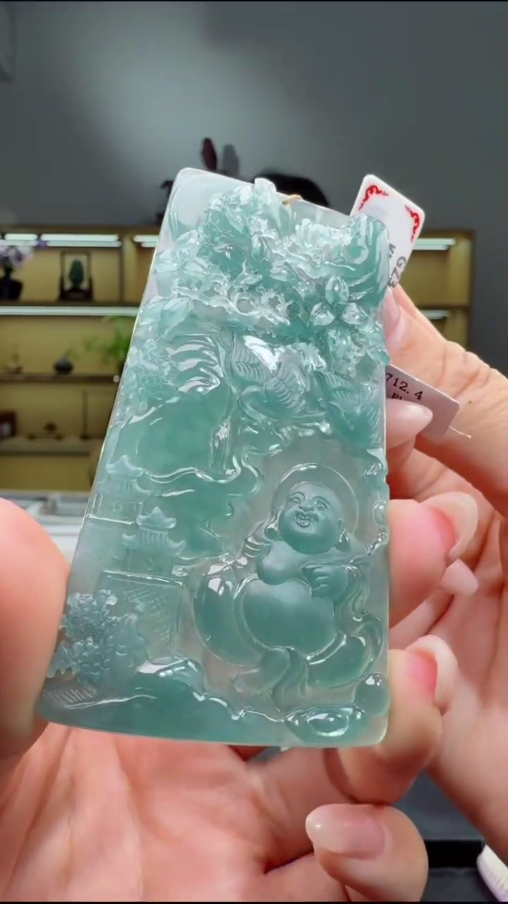 吊坠(赠链)未镶嵌翡翠佛（多样性发其一）