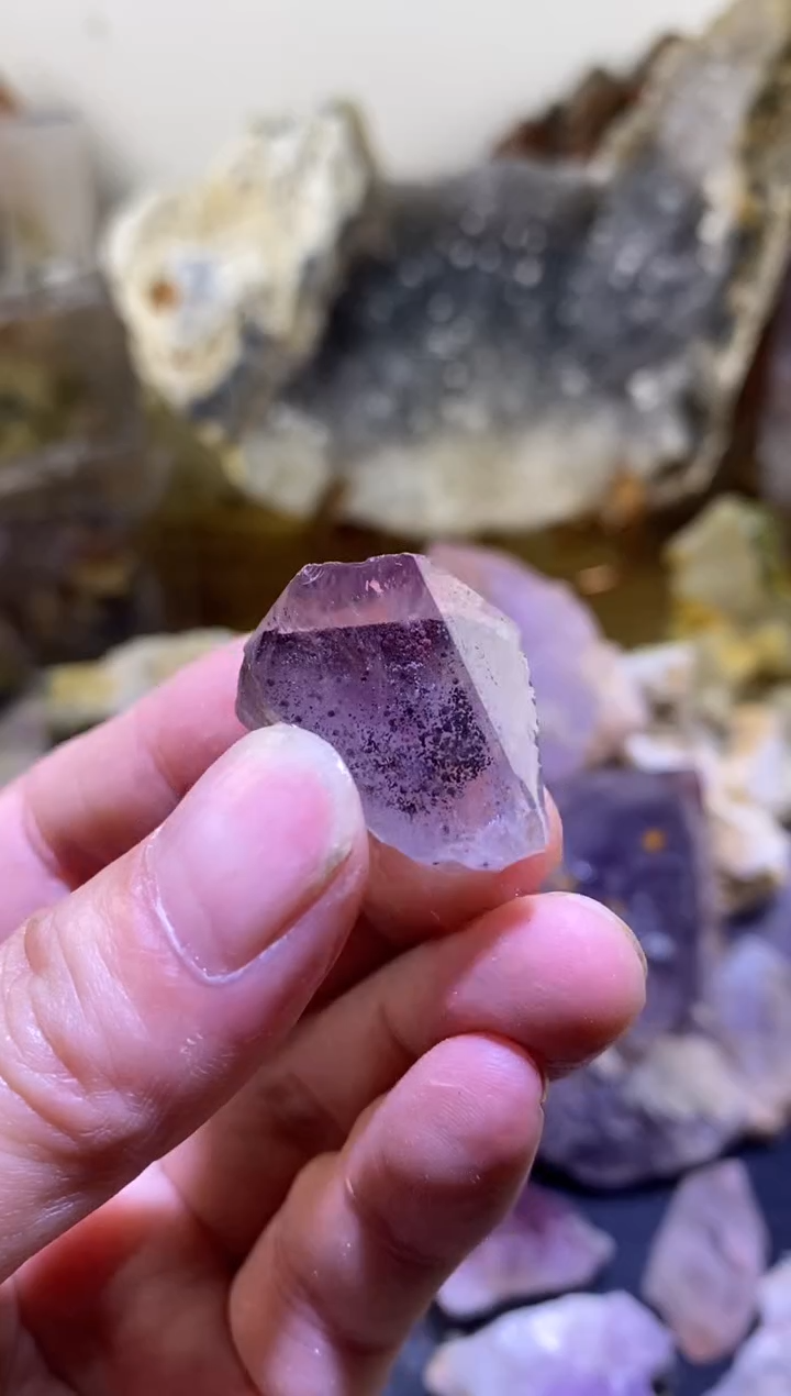 未镶嵌珠宝半成品水晶63号四川美姑超七花园水晶