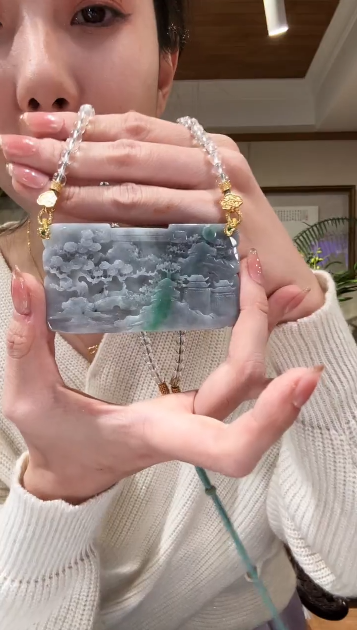 【闪购商品】翡翠颈饰未镶嵌国风