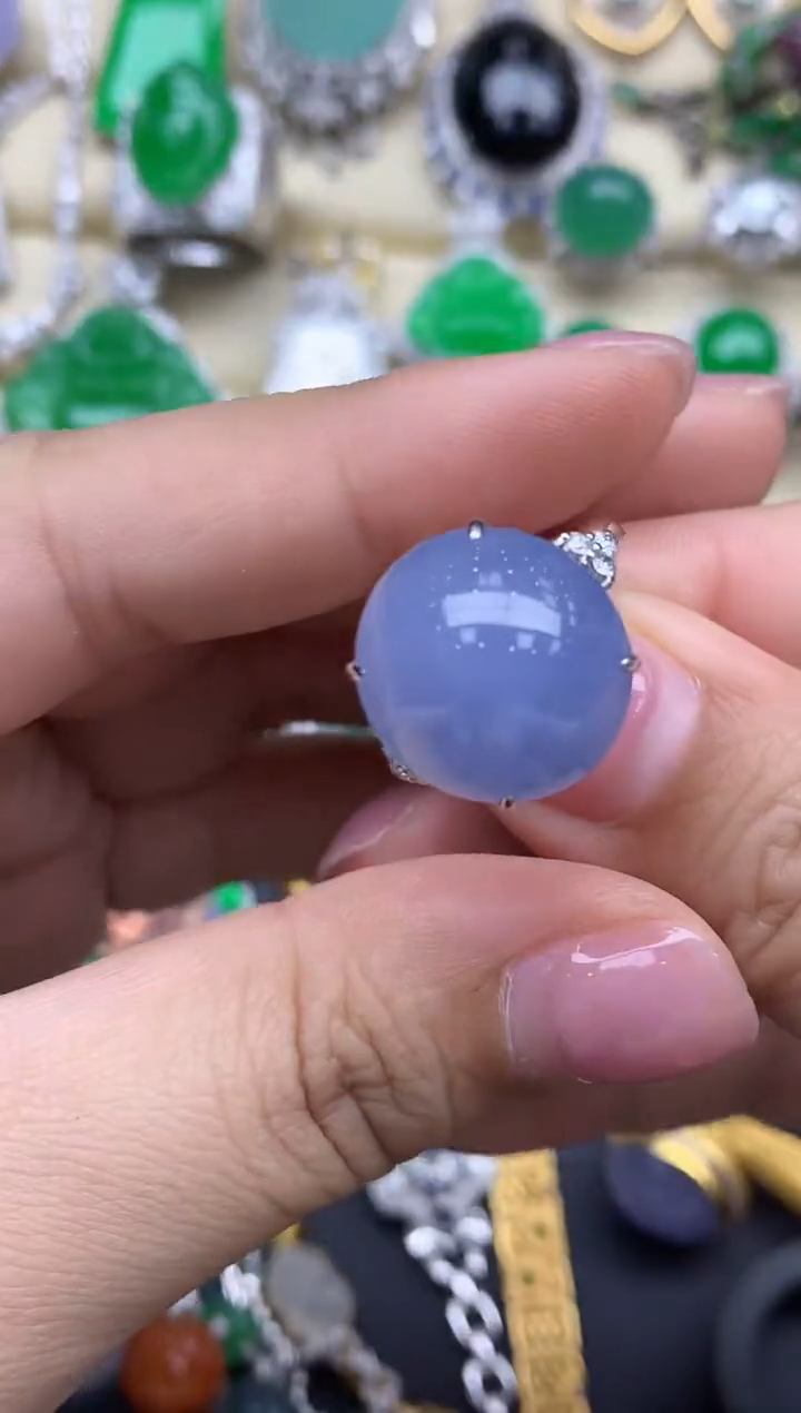 【闪购商品】翡翠戒指18K金镶嵌715-中国好珍宝