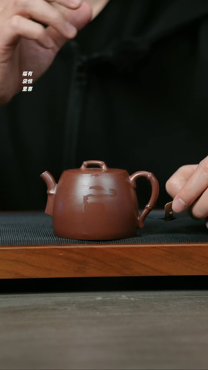 【闪购商品】紫砂茶壶H1312熊文娟紫泥汉铎