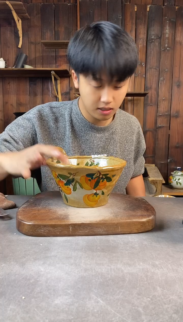 碗026瑕，手工手绘，超值陶瓷