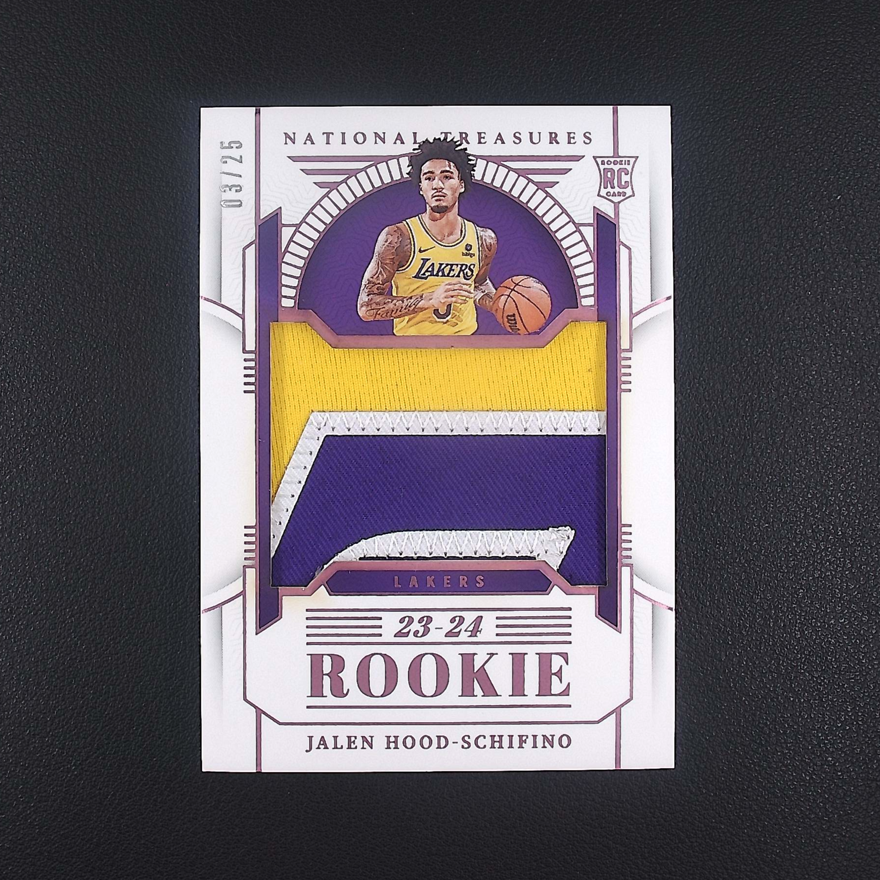 杰伦 胡德 西菲诺 25编 国宝 帕尼尼NBA国宝手提签字球星卡