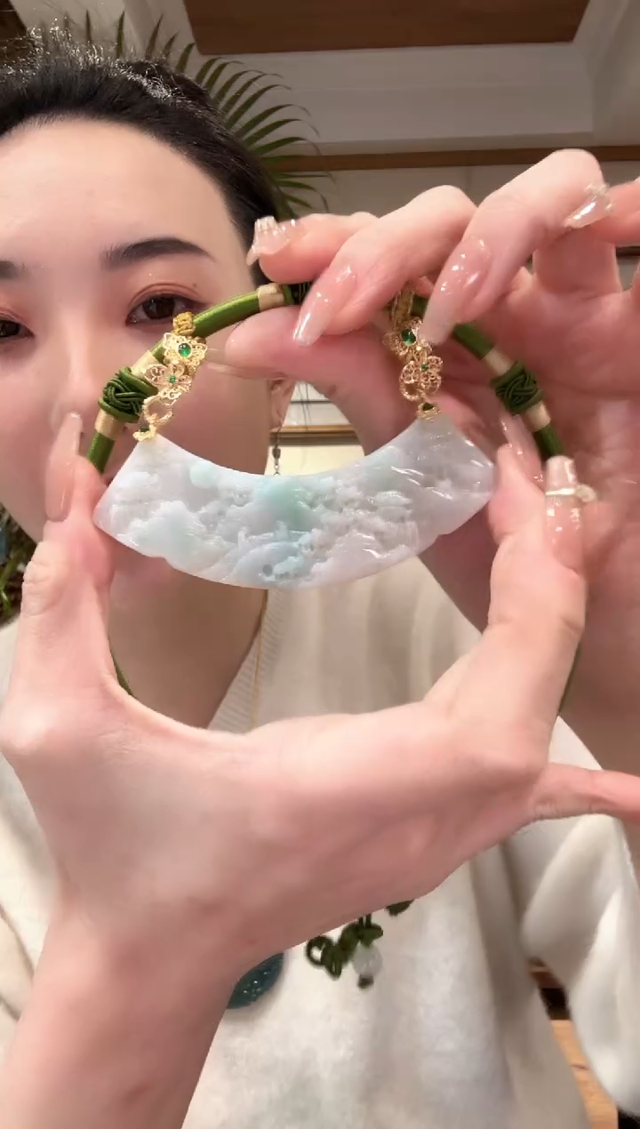 【闪购商品】翡翠颈饰未镶嵌国风