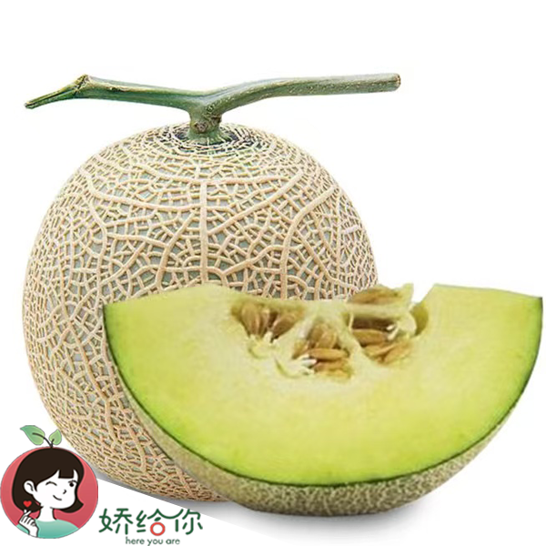 【顺丰包邮】当季限量牛3网纹瓜粗网纹香甜多汁两粒装约4.5斤左右