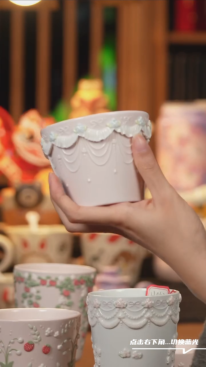【闪购商品】杯子H127创意手绘陶瓷水杯