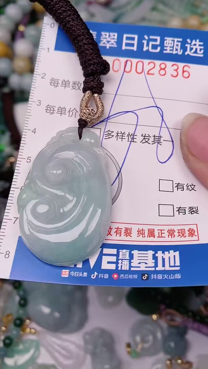 【闪购商品】翡翠颈饰未镶嵌00002836