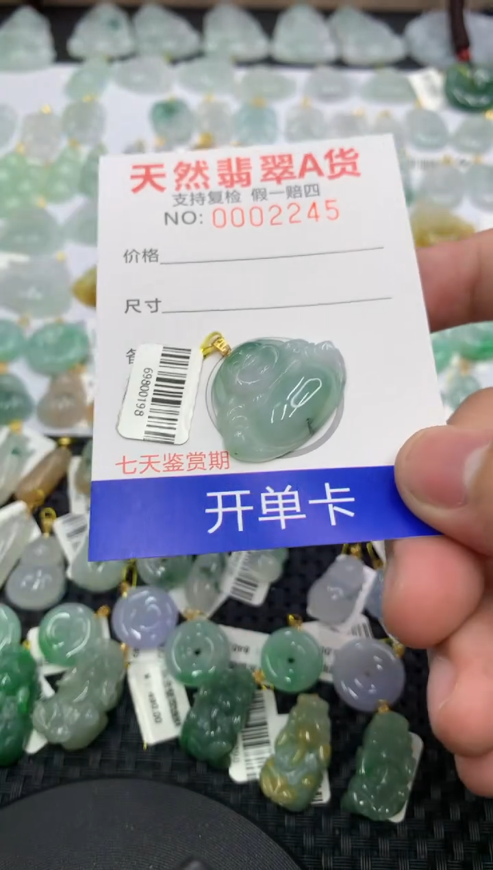 【闪购商品】翡翠颈饰18K金镶嵌11111111111
