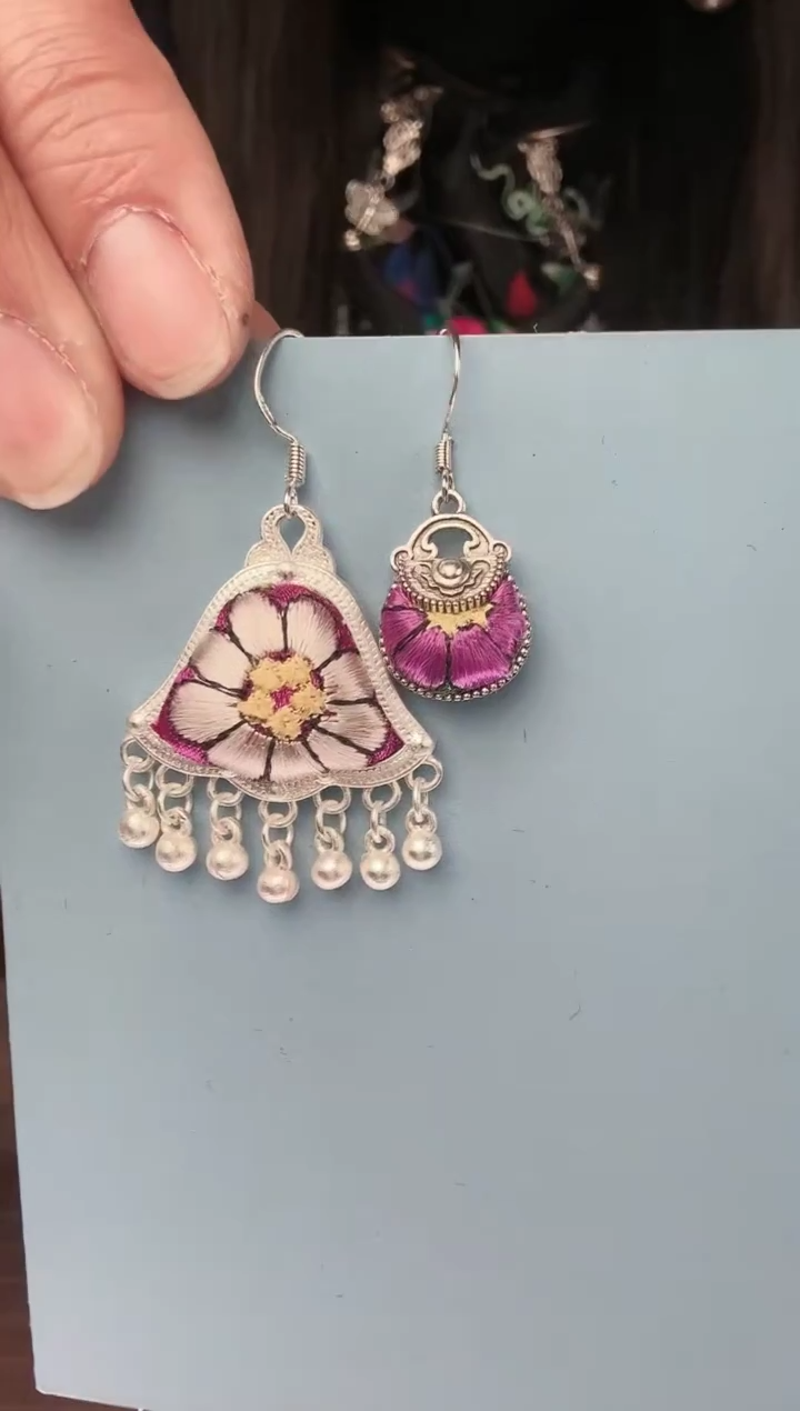 织绣雅*非遗手工苗绣刺绣饰品