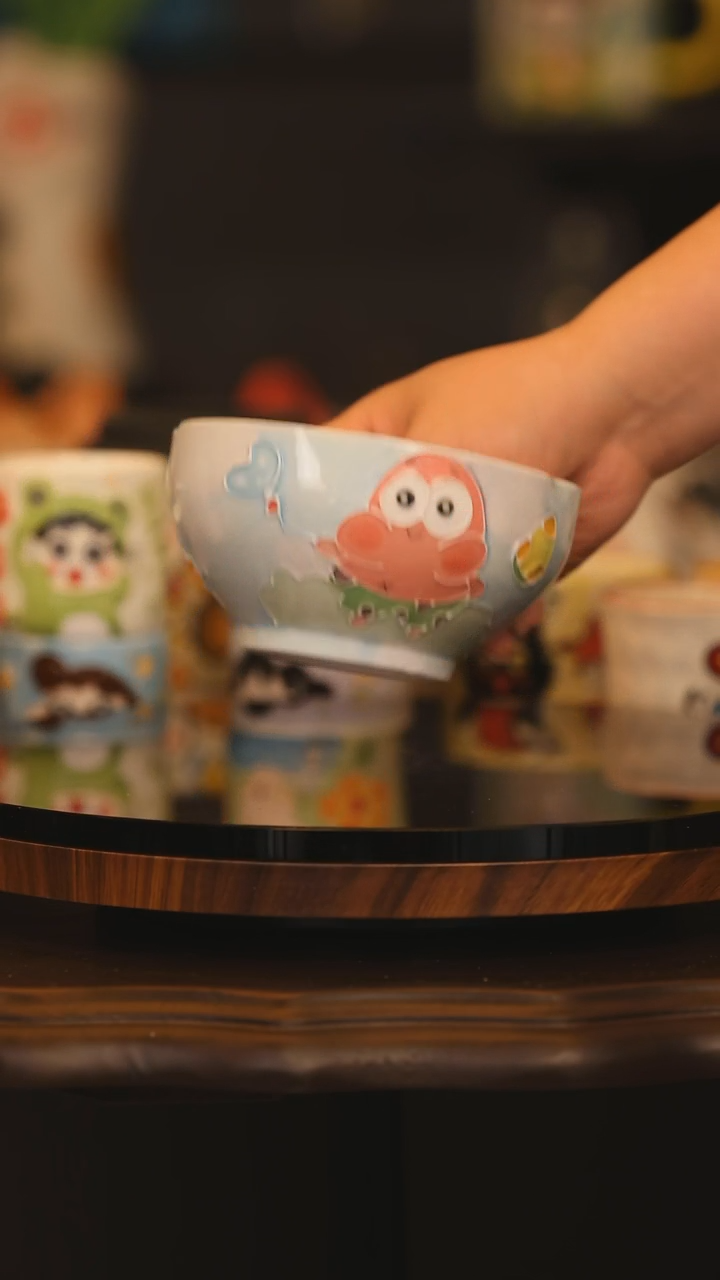 【闪购商品】摆件景德镇釉下彩绘设计师款陶瓷