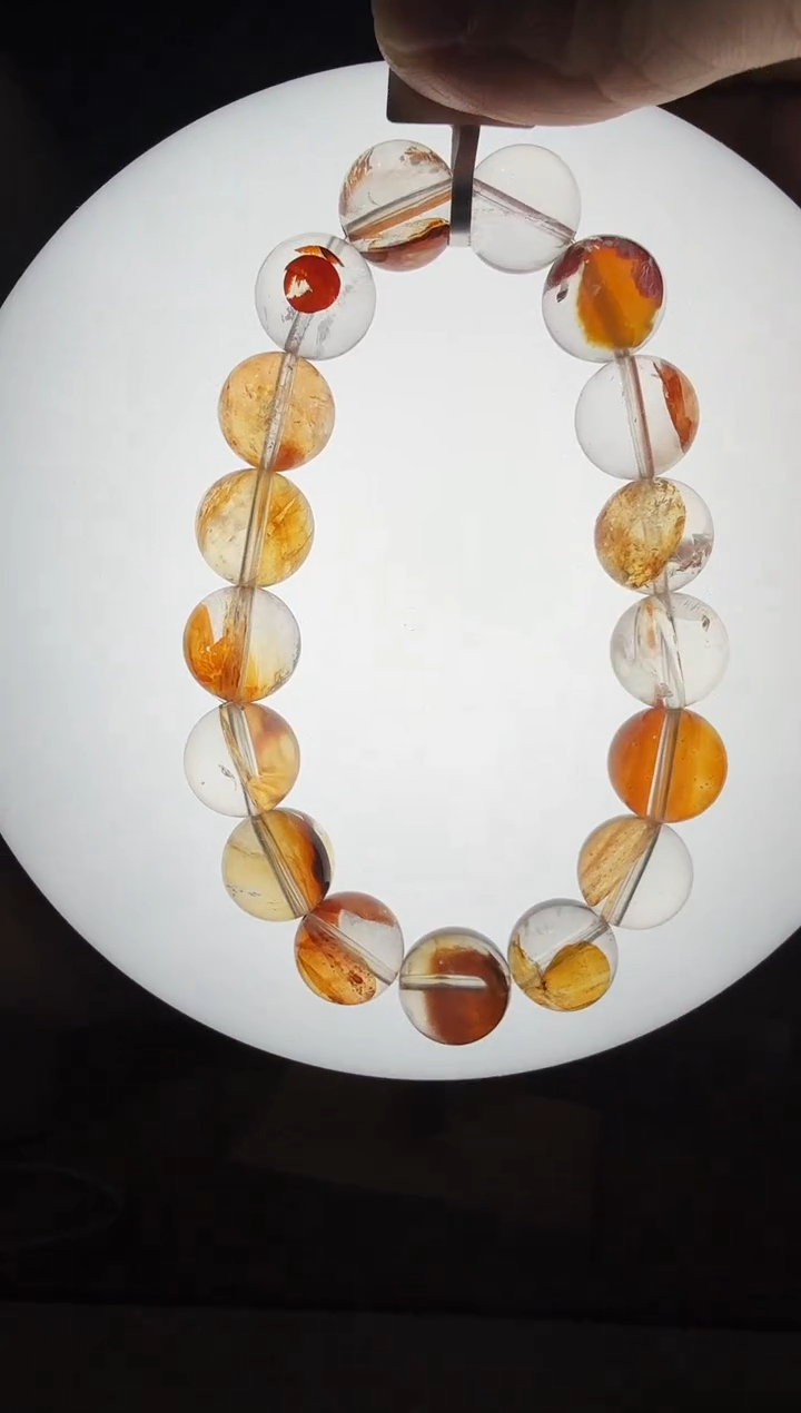 未镶嵌手链水晶优0724 约11mm