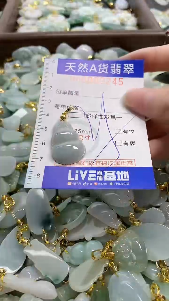 颈饰未镶嵌翡翠天然A货翡翠