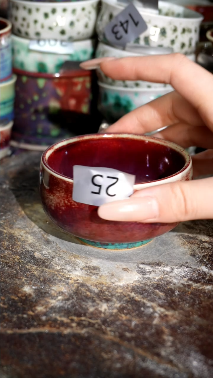 摆件精品窑变钧瓷茶器