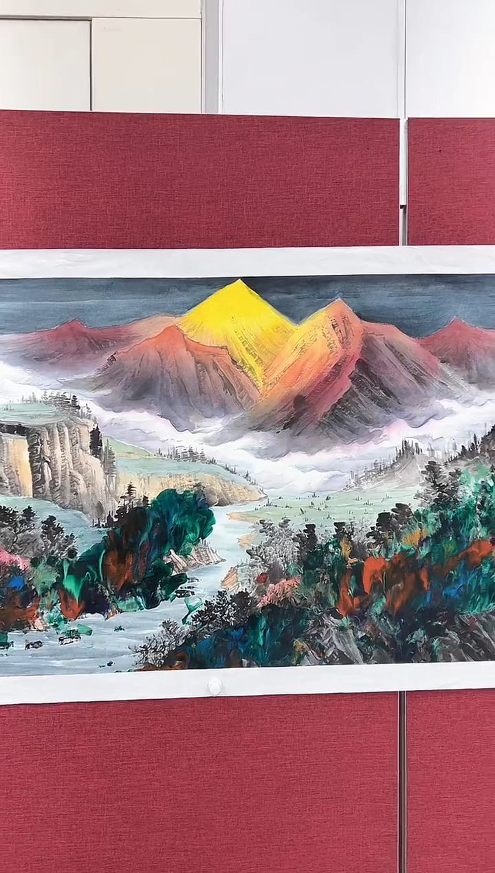国画赵燮老师8平尺国画作品
