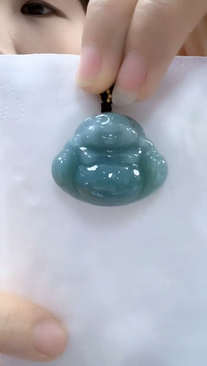 翡翠未镶嵌颈饰孤品佛公