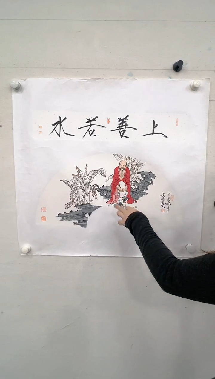 【闪购商品】绘画崔景哲-2平尺-人物国画