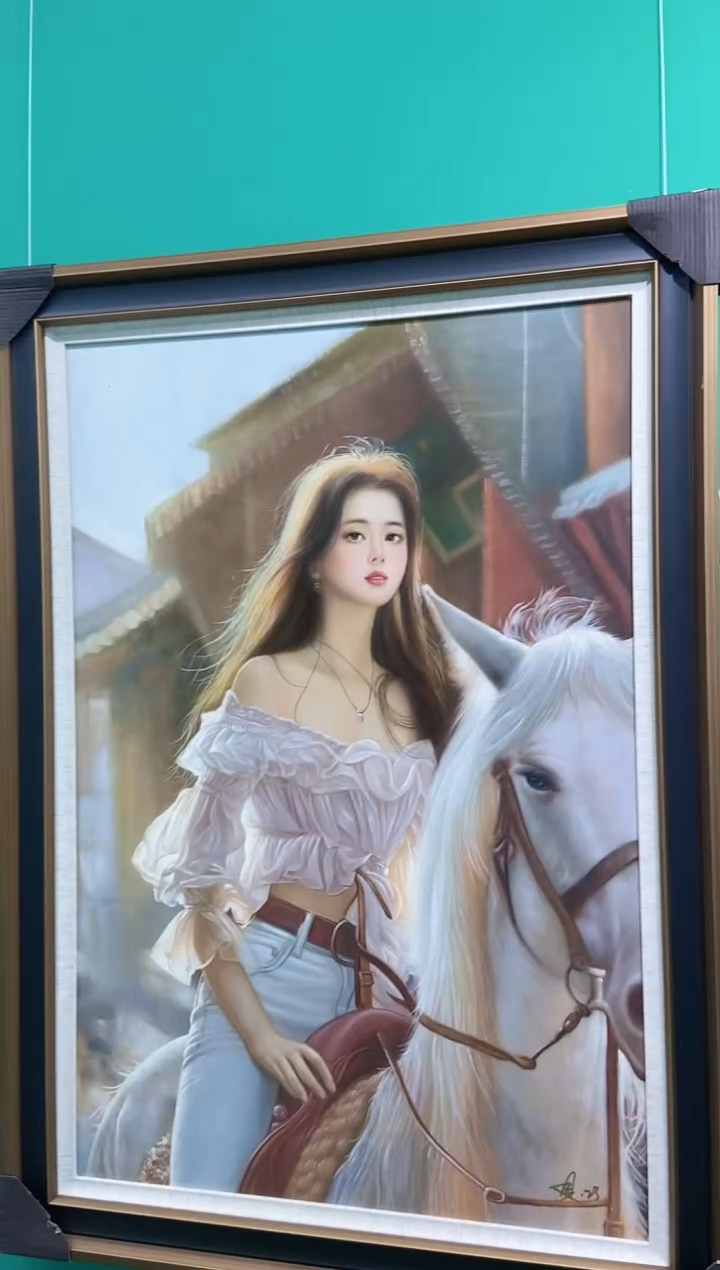 【闪购商品】油画梁一旻老师油画作品52