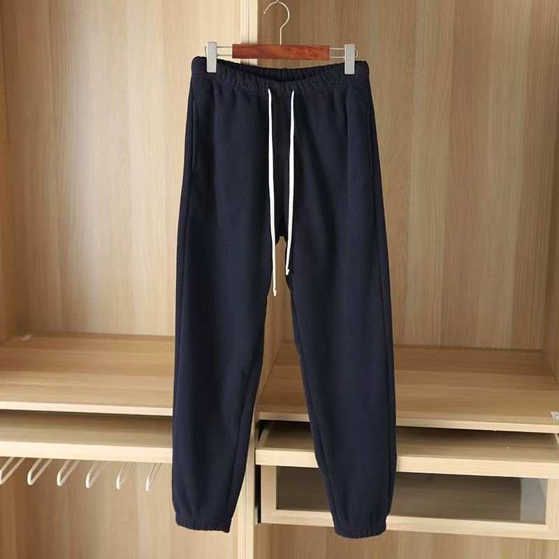 秋冬季厚实摇粒绒收口束脚休闲裤4916