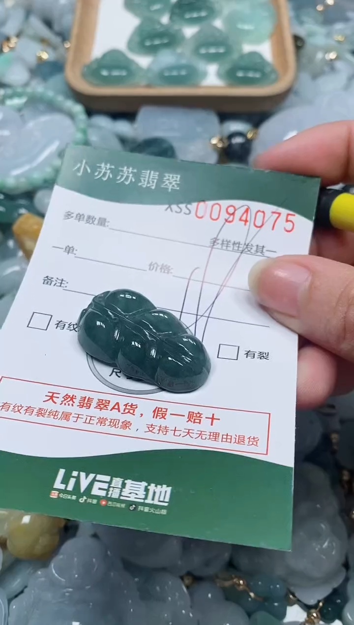 【闪购商品】翡翠颈饰未镶嵌闪购商品0094075