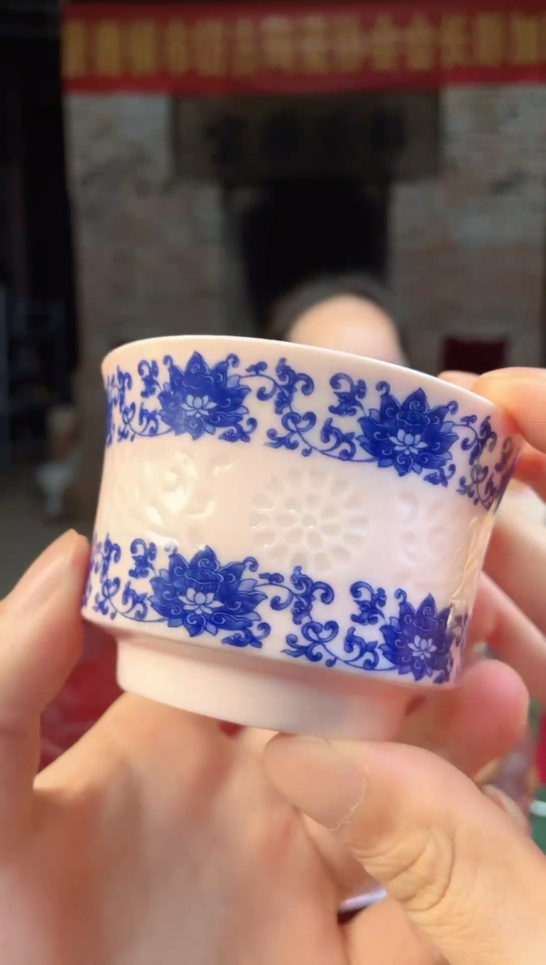 摆件陶景德镇陶瓷杯