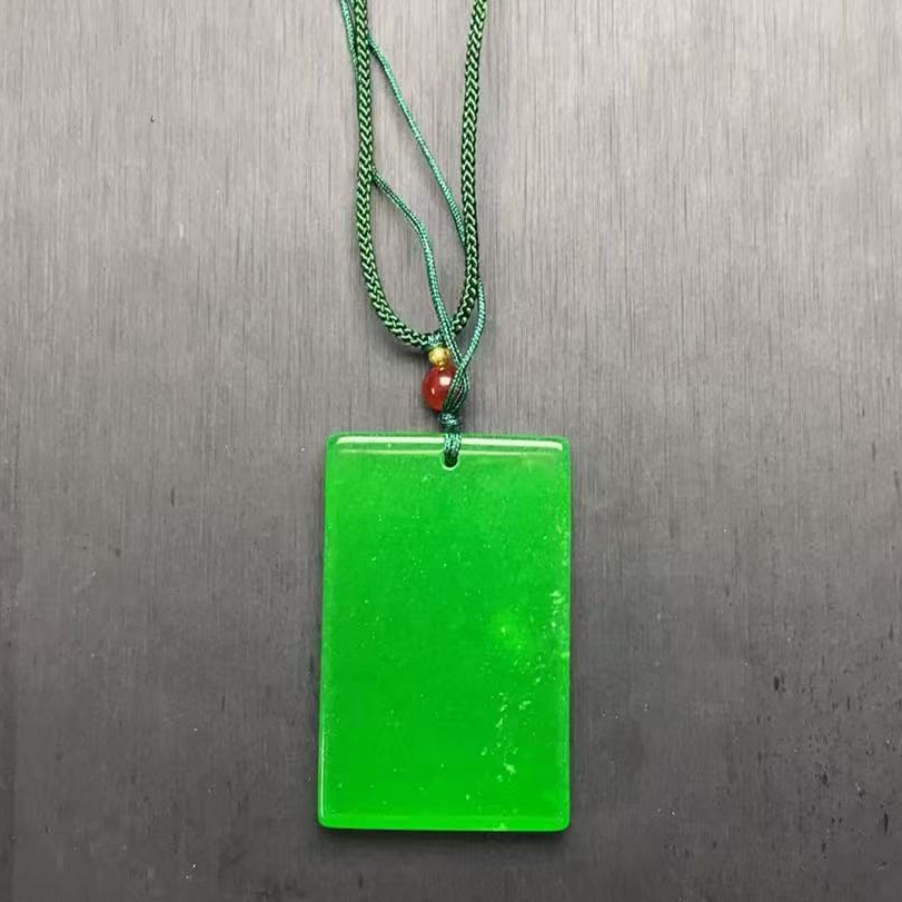 07精品满绿无事牌方牌