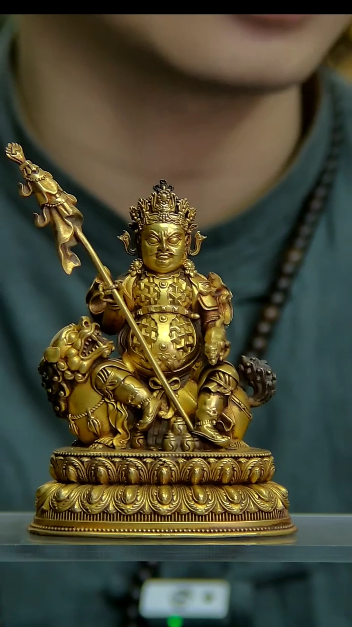 【闪购商品】财宝天王造像收藏造像收藏