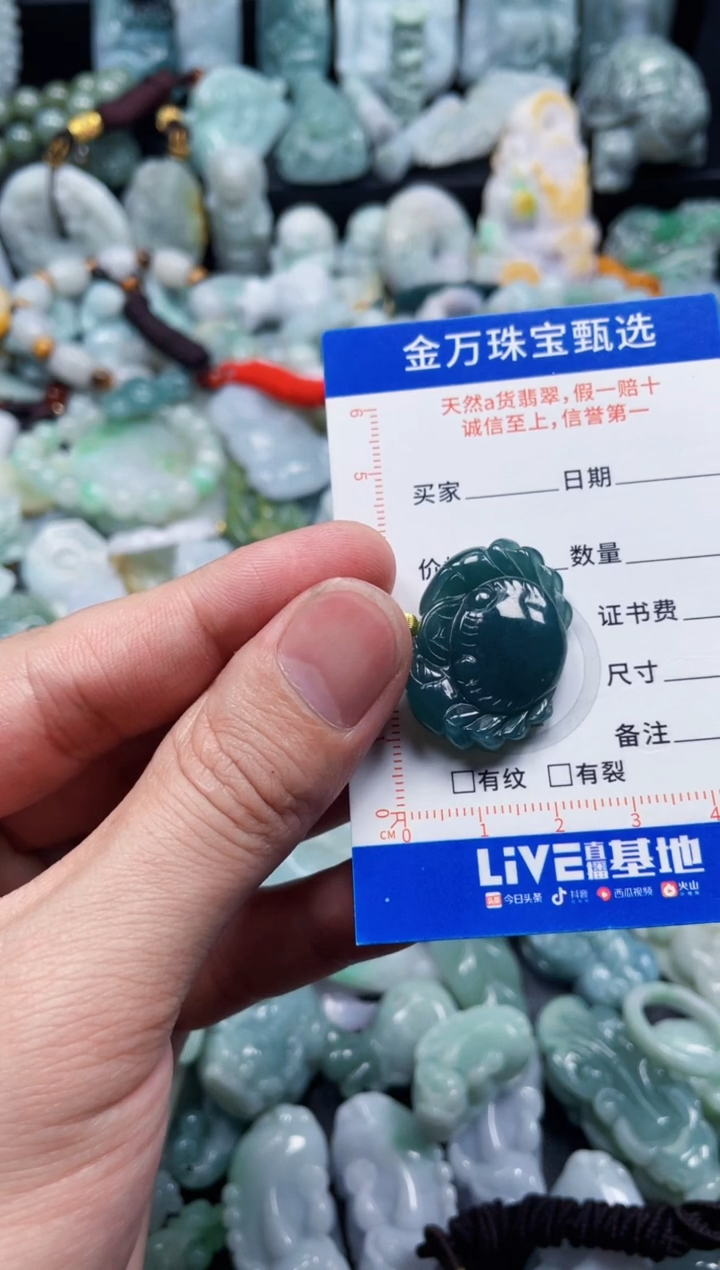 翡翠未镶嵌颈饰天然翡翠a货