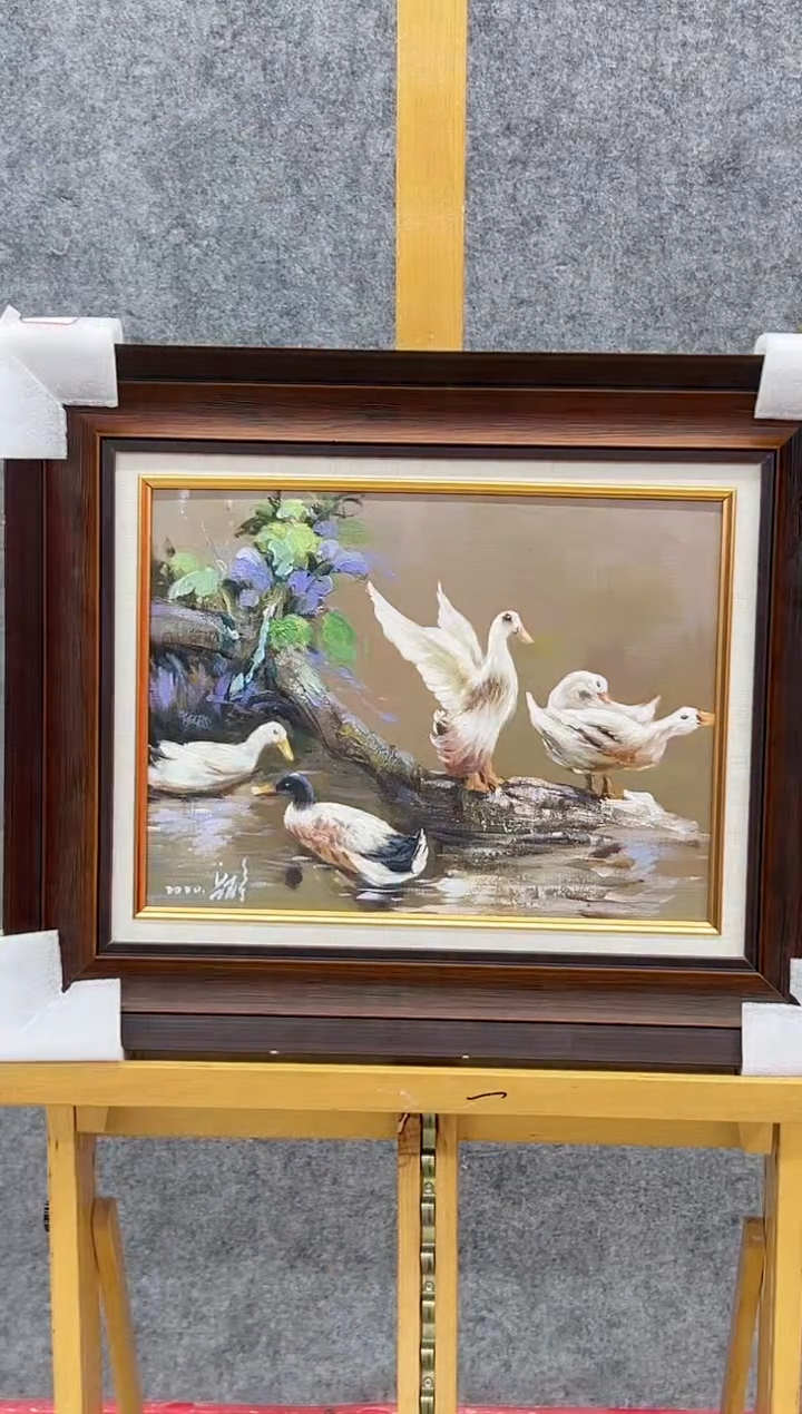 【闪购商品】绘画梁静-40*30-动物油画