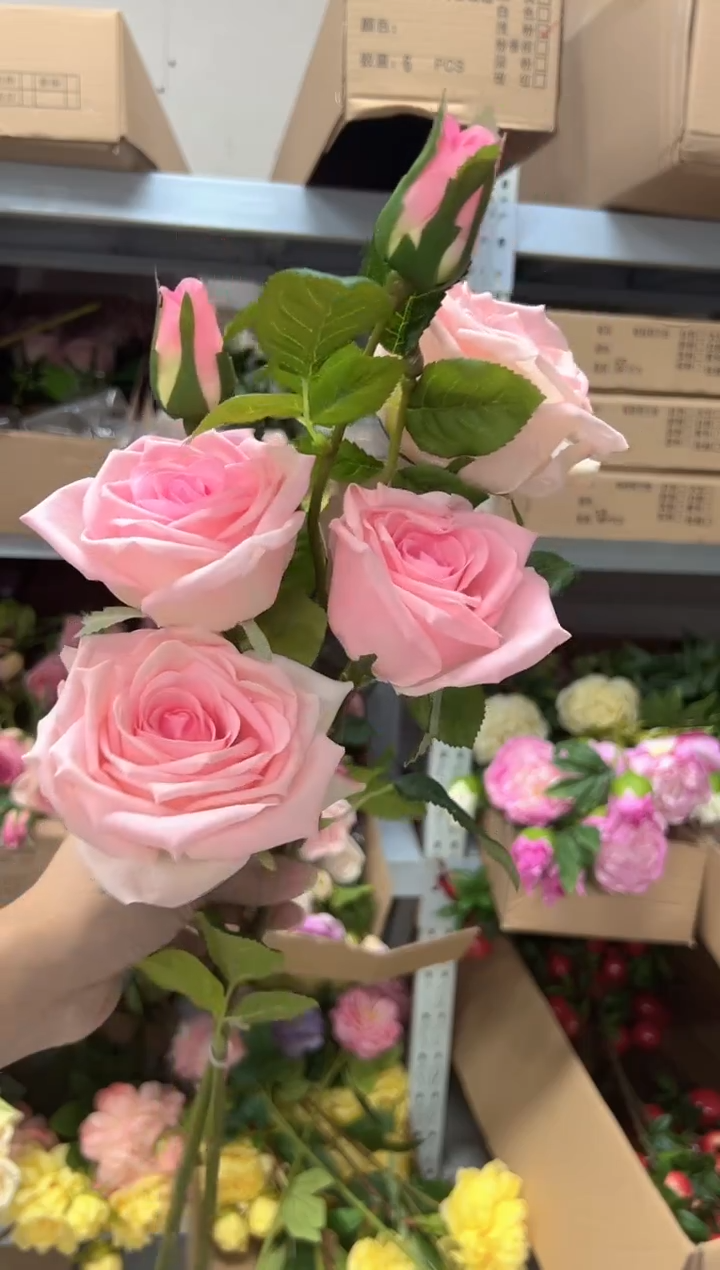 2枝粉色手感保湿可可香