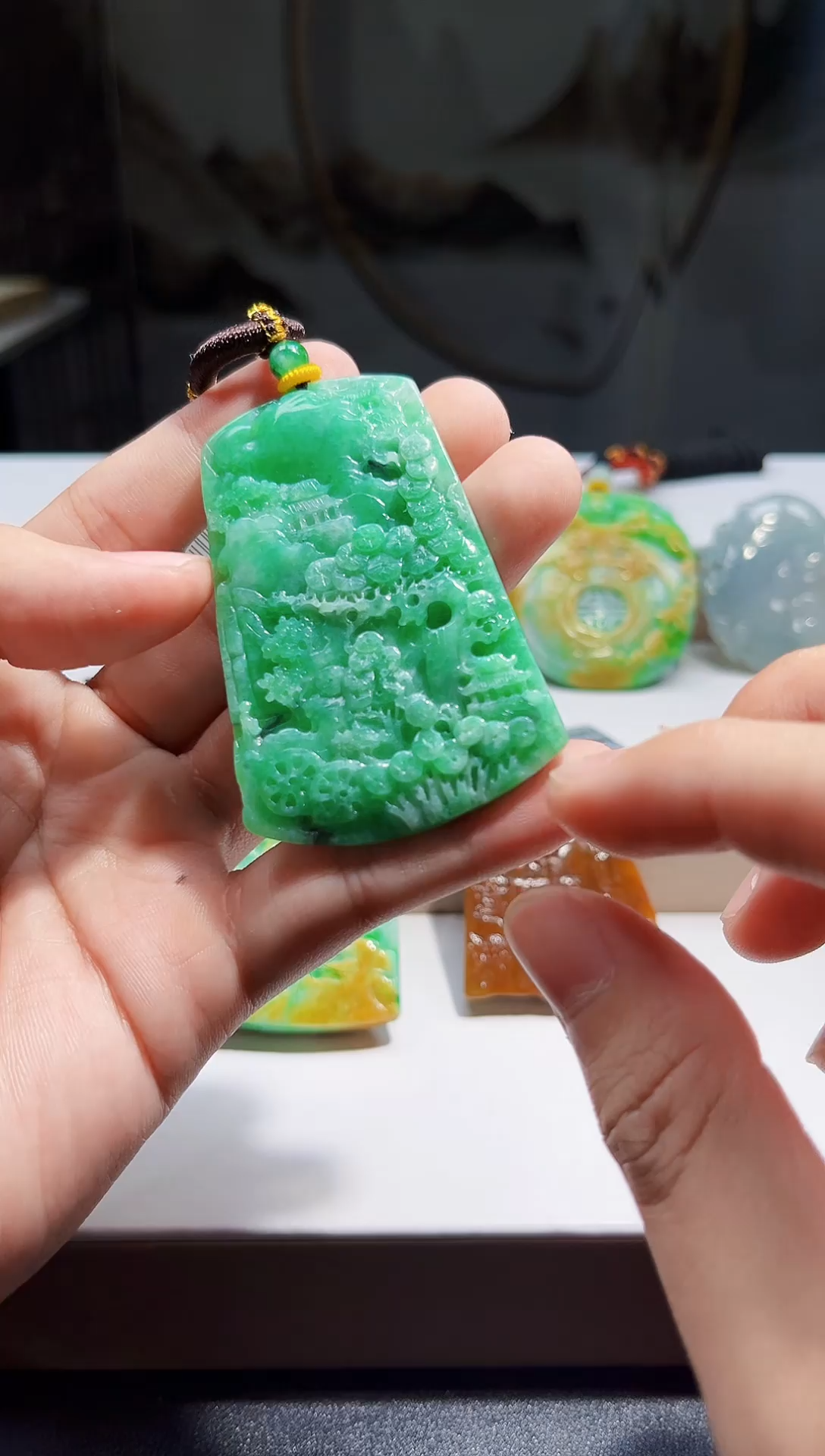 未镶嵌定制翡翠挂件