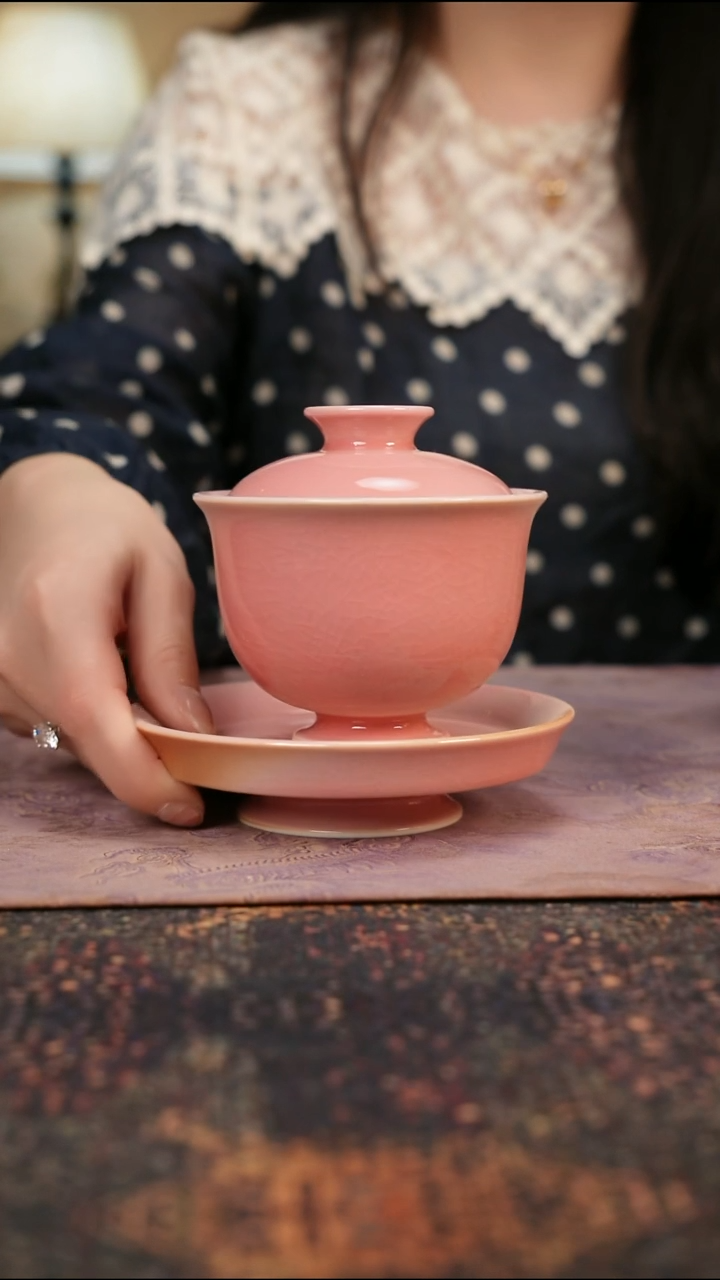 杯景德镇陶瓷杯碗柴烧多人