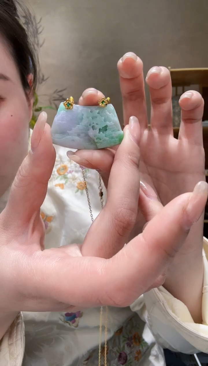 【闪购商品】翡翠颈饰未镶嵌吊坠