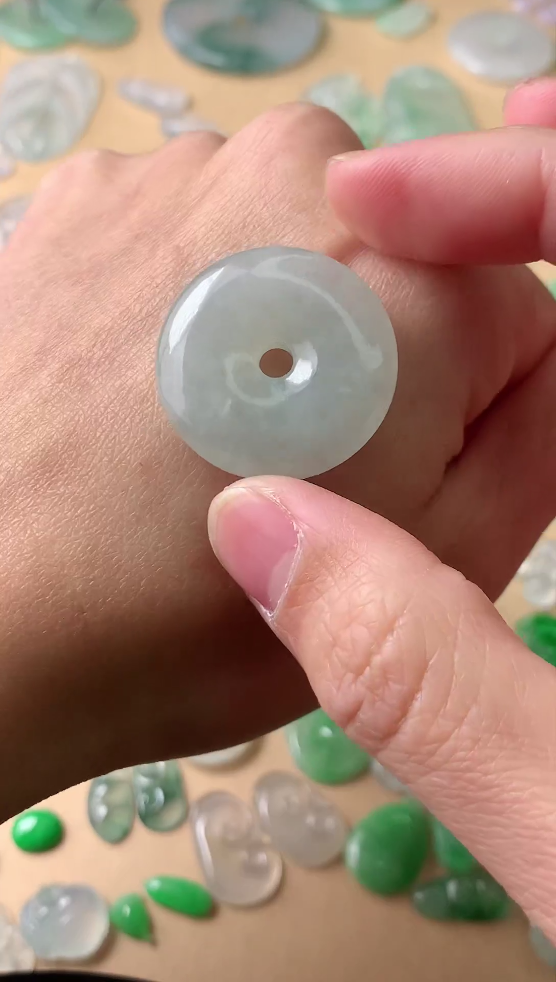 【闪购商品】翡翠颈饰未镶嵌翡翠A货平安扣吊坠