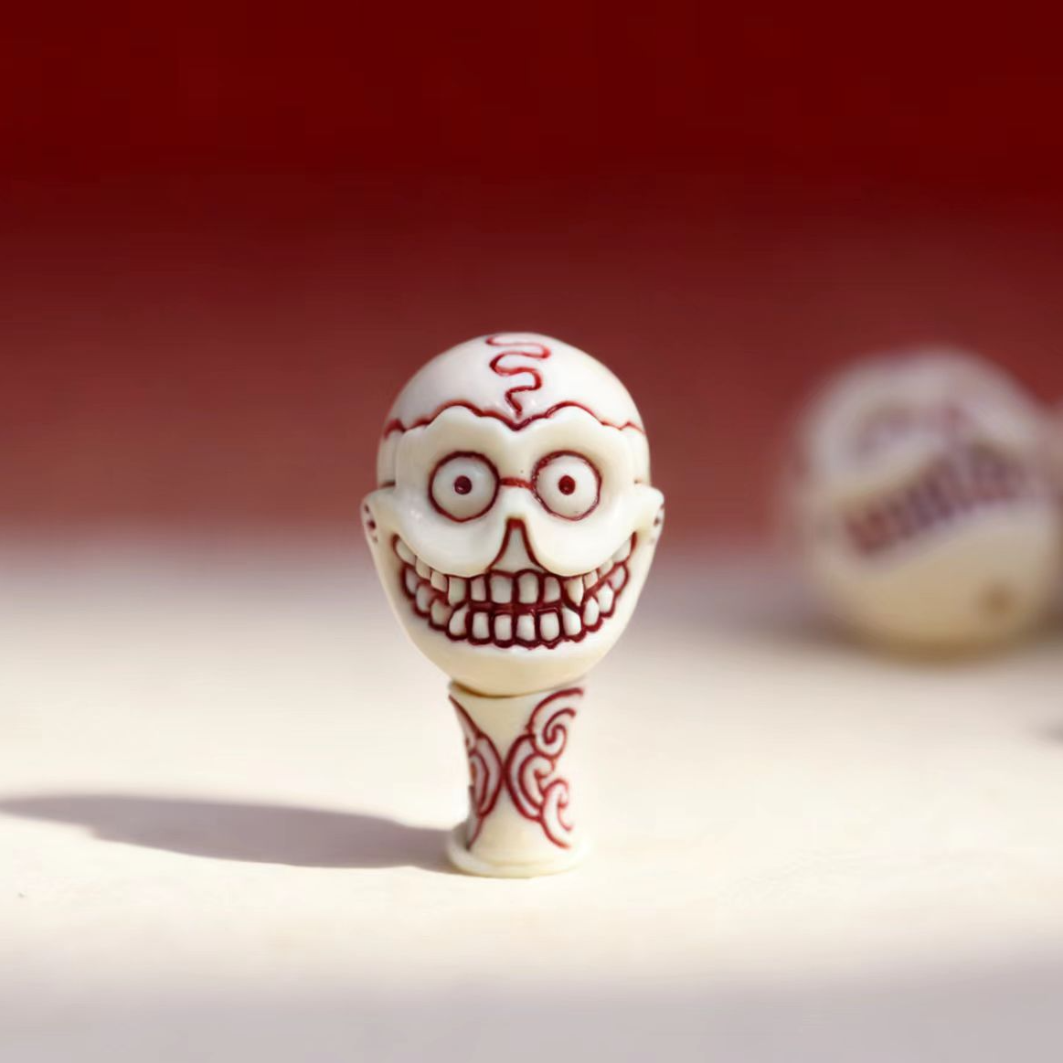 猛犸牙原牙雕刻喜主