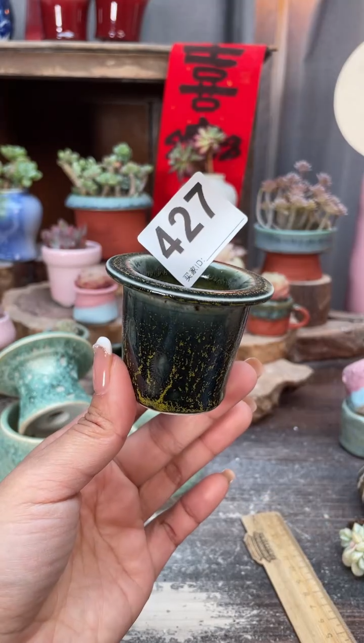 【闪购商品】摆件427知木小芳花盆