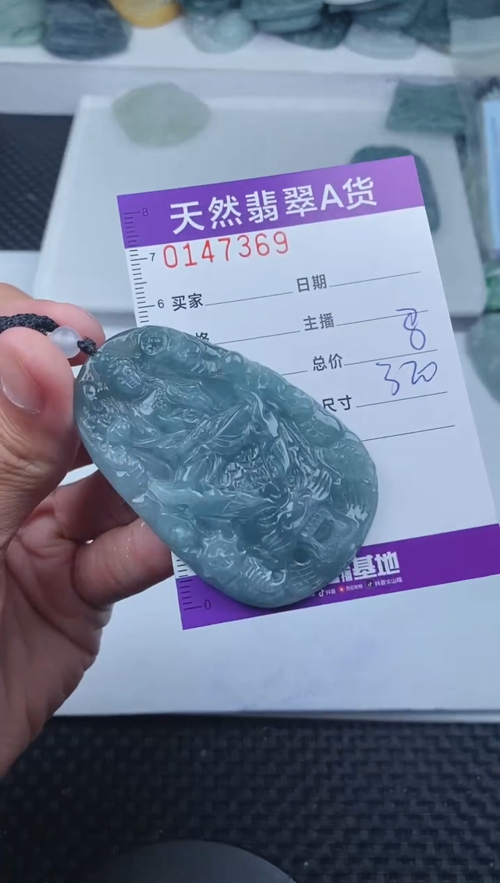翡翠未镶嵌颈饰       369