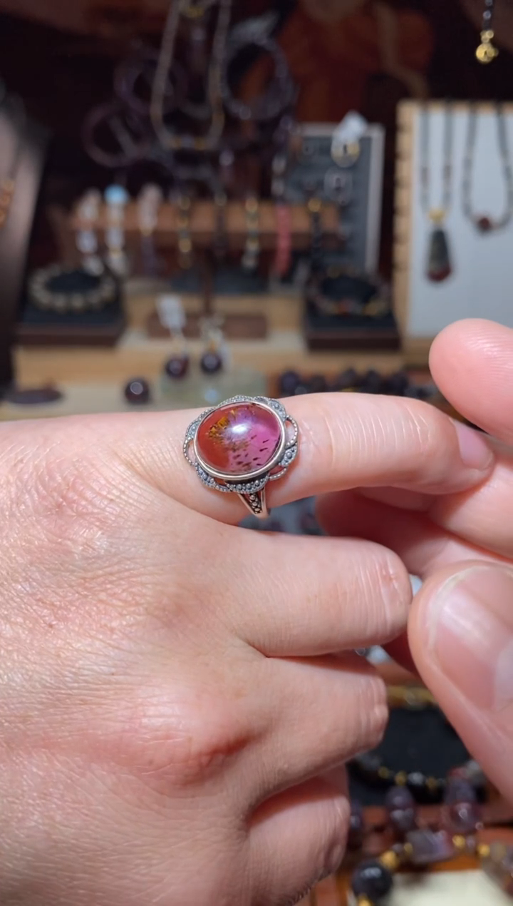 【闪购商品】水晶戒指未镶嵌极光23