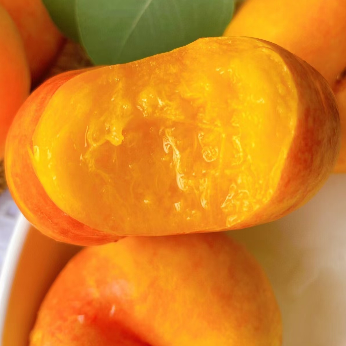 山东黄金蟠桃 桃香四溢 脆软两吃山东省