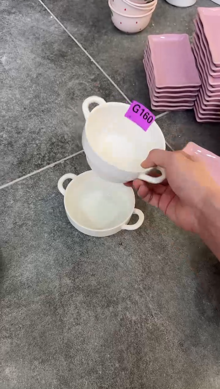 摆件陶G160-2个     陶瓷餐具库存微瑕