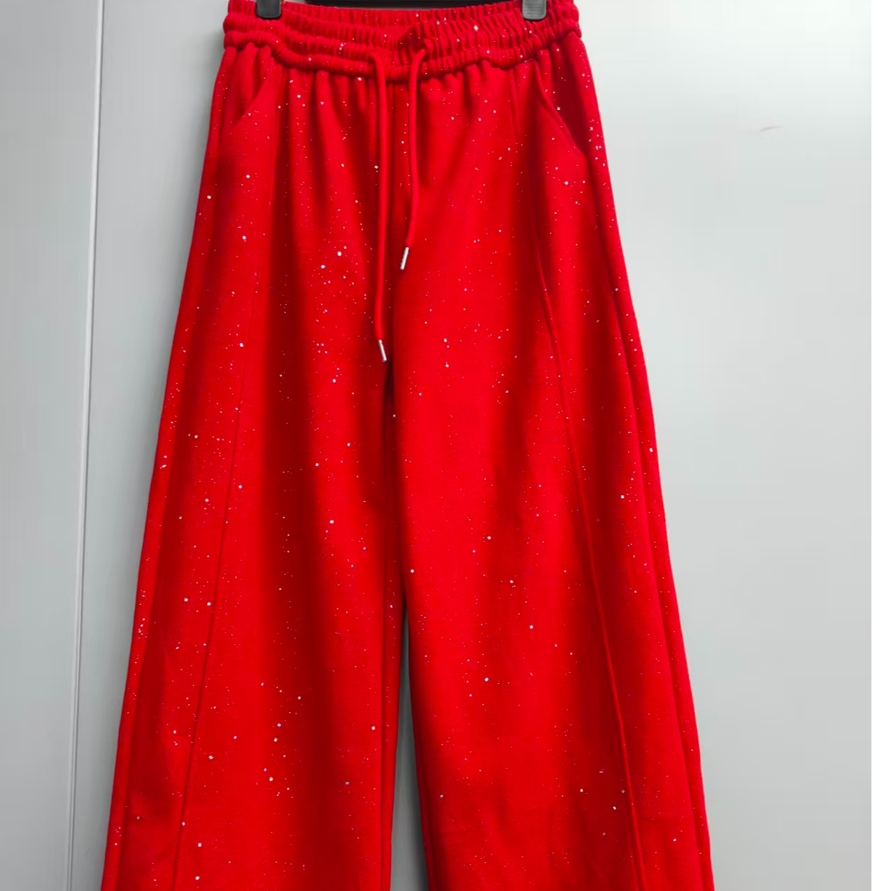 糯米绒撒银星空裤